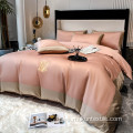 Patchwork 60S long stapled bedsheet cotton bedding set